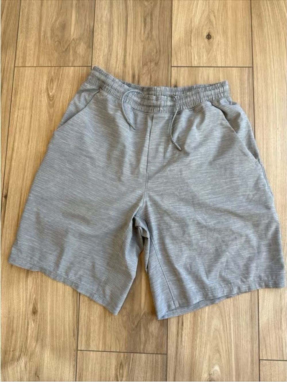 Men's Casual Drawstring Gray Shorts